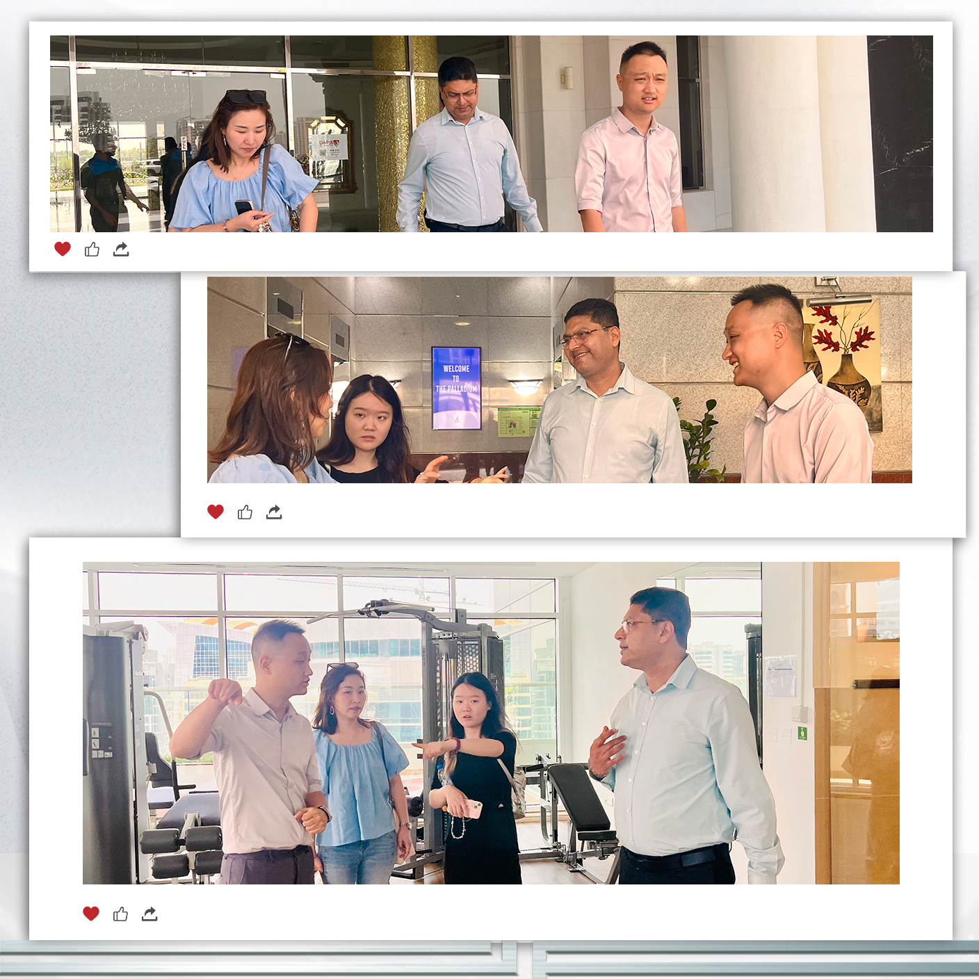 STAMN  CEO Mr. Zheng Jian and his delegation were invited to visit and conduct research on AMAL Community Management Company's service projects