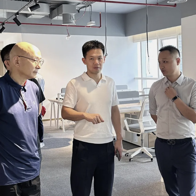 新湾控股集团吴总裁一行莅临迪拜STAMN参观指导